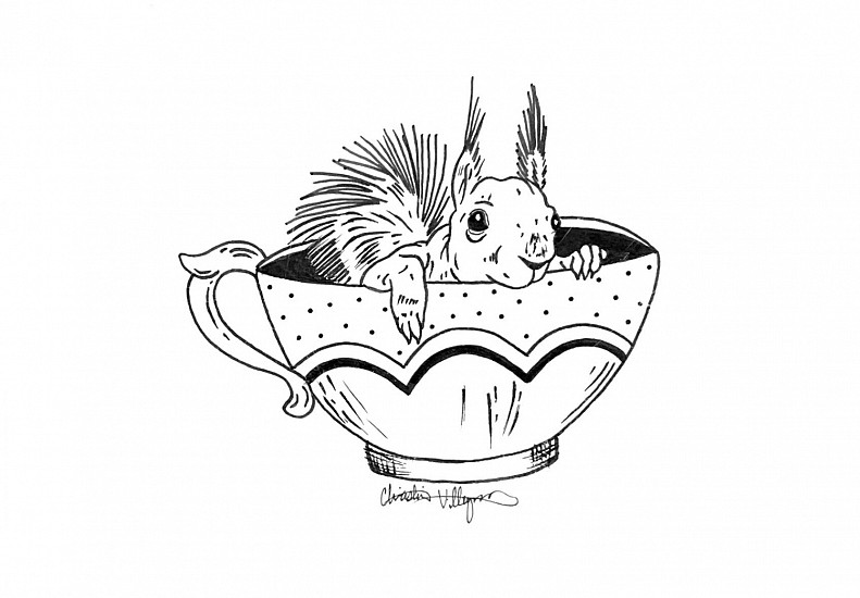 Christina Villagomez, Teacup Timmy
2024, india ink