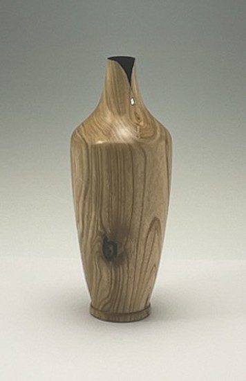 Troy Thompson, Vneck Vase with Moissanite stone
2024, Catalpa