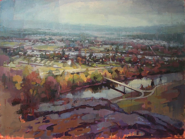 Victoria Brace, View from Arbor Crest
2015, oil on canvas