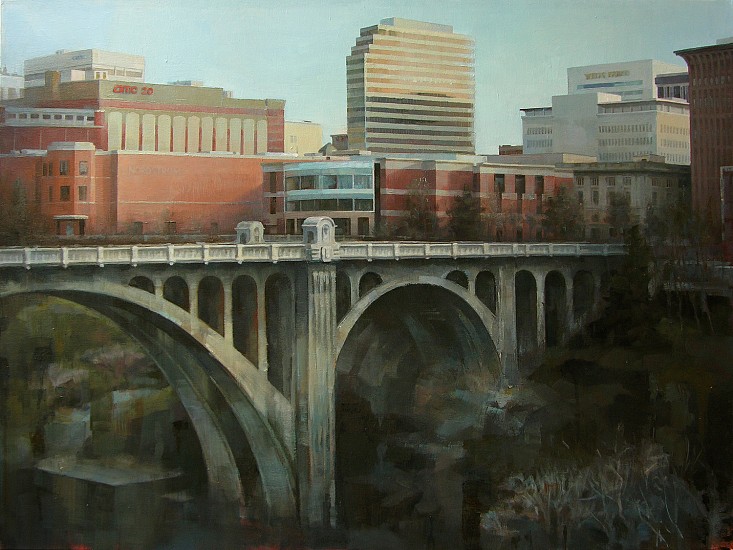 Victoria Brace, Monroe Street Bridge
2010, oil on canvas