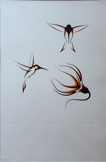 Unknown Artist, Fleeting Beauty, 50/100
silk screen print on paper