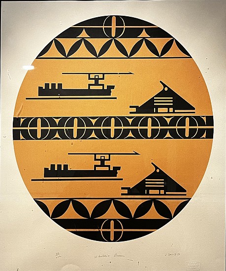 Unknown Artist, Whaler's Drum, 60/222
1980, silk screen print on paper