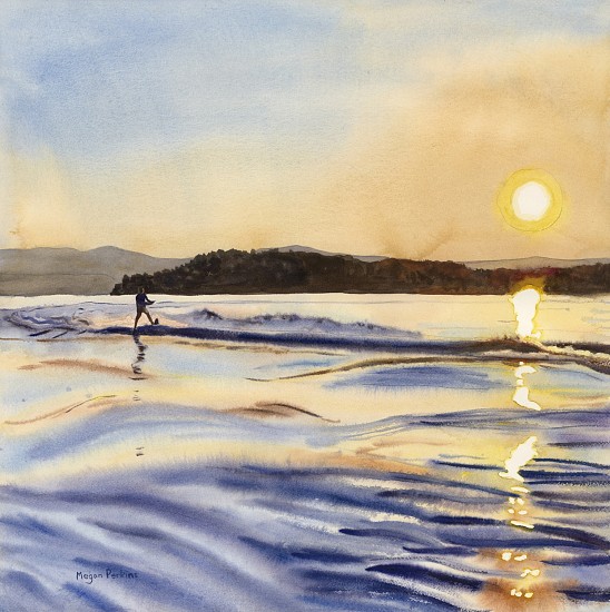 Megan Perkins, Golden Hour, Golden Days
2024, watercolor