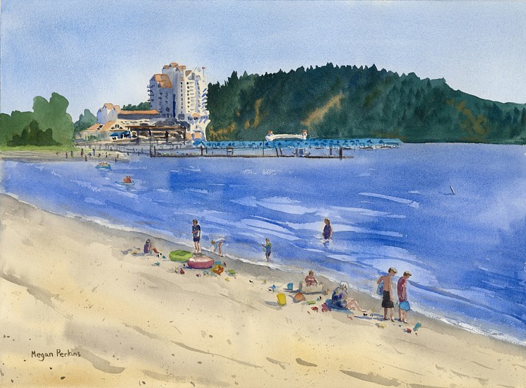 Megan Perkins, Lazy Lake Day
2024, watercolor