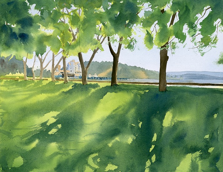 Megan Perkins, Shady Summer Stroll
2024, watercolor