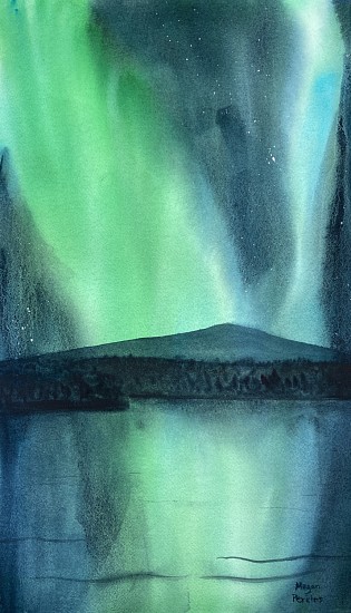 Megan Perkins, Lake Light Show
2024, watercolor