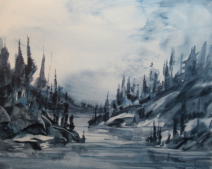 Wes Hanson, Beauty Bay
2024, watercolor