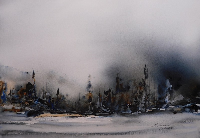 Wes Hanson, Snow Meadow
2024, watercolor