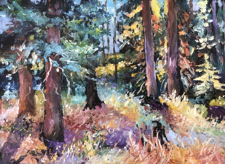 LR Montgomery, Ruby Creek Trailhead
2024, oil on panel