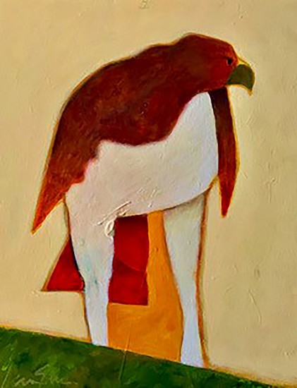 Lance Green, Hawk on the Hill
2023, acrylic/canvas