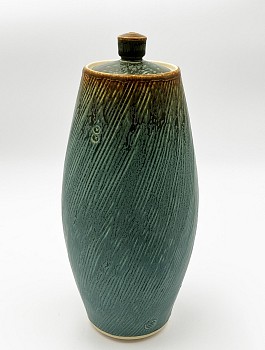 DEV 0309 1 Tall Blue Jar