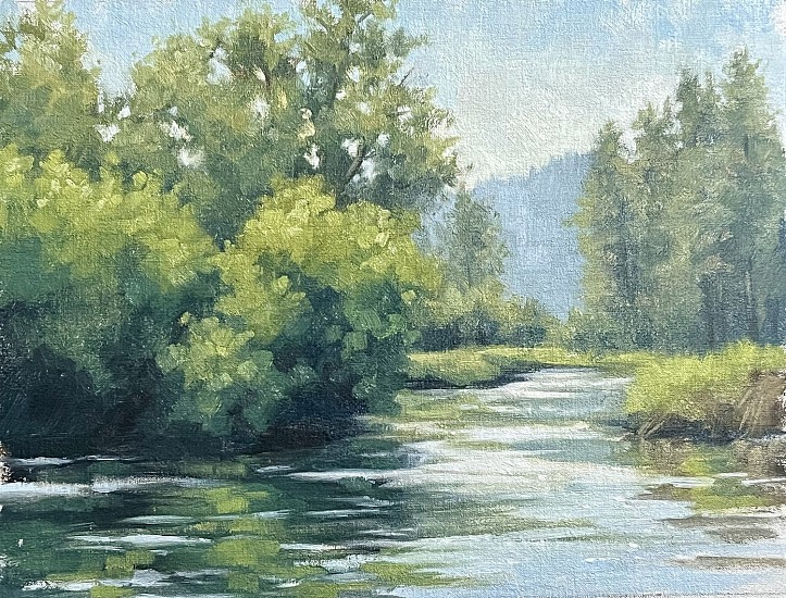 Molly Sims, Little Spokane River
oil