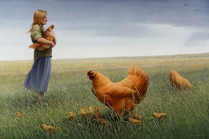 Stephanie Frostad
graphite & oil on wood panel