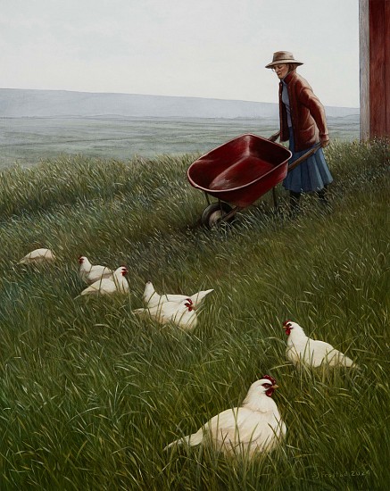 Stephanie Frostad
graphite & oil on wood panel