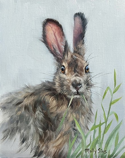 Molly Sims, On Alert
oil on canvas