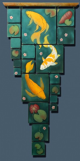 Sheila Evans
enamel on steel with copper