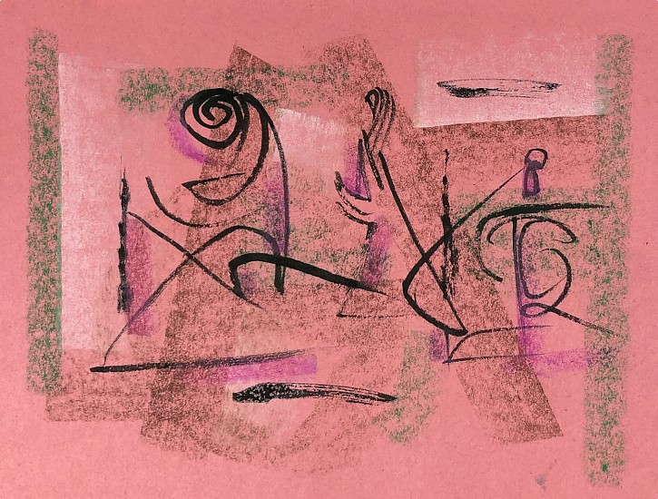 Ernest Lothar
pastel on construction paper
