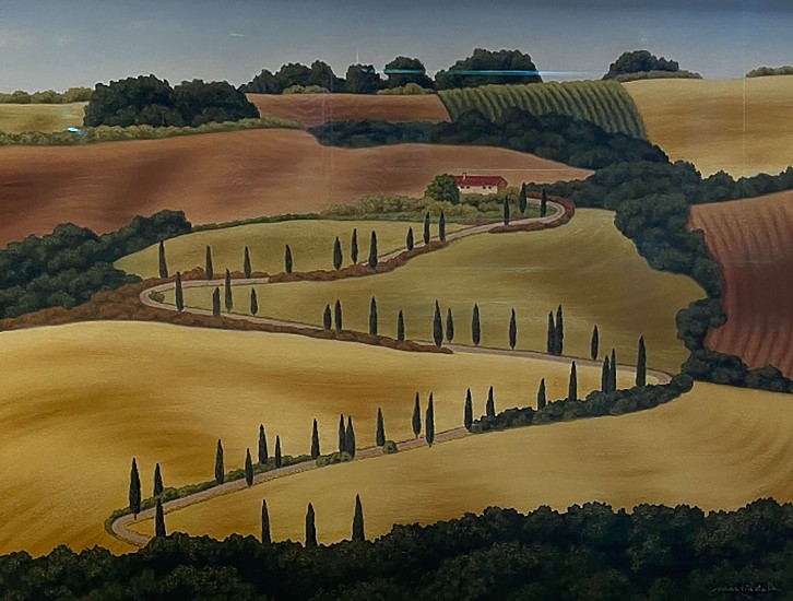 Doug Martindale, Road to Tuscan Villa
pastel