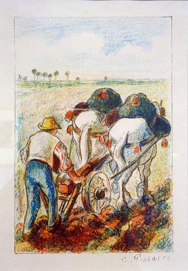 Camille Pissarro
original lithograph printed in four colors on wove paper