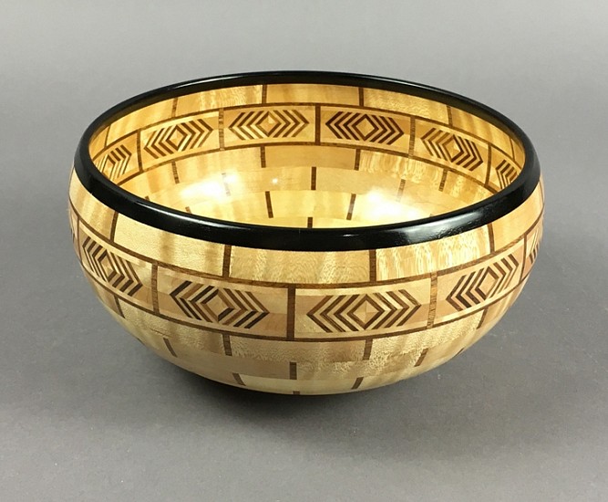 Don Scott, Segmented Bowl
2012, Maple, Walnut, & Ebony
