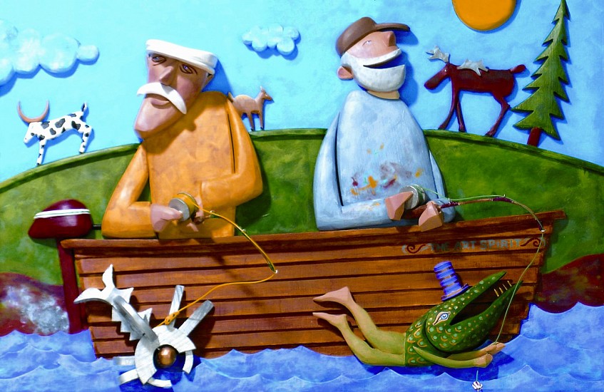 Allen and Mary Dee Dodge
acrylic on wood