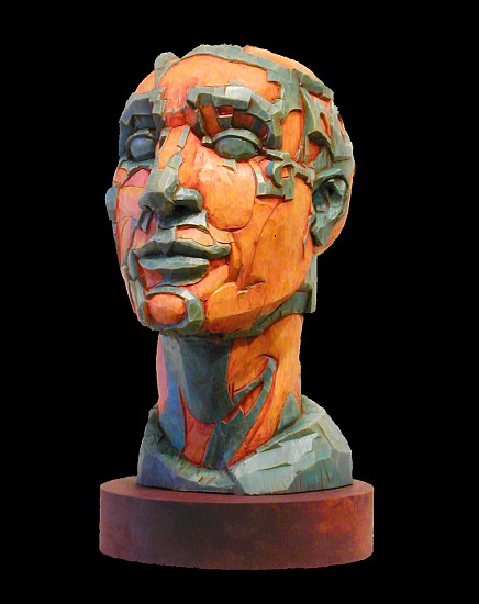 Robert Grimes
oil on carved wood
