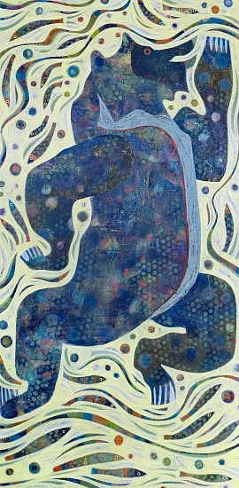 Shelle Lindholm, Fishing Bear
acrylic on panel