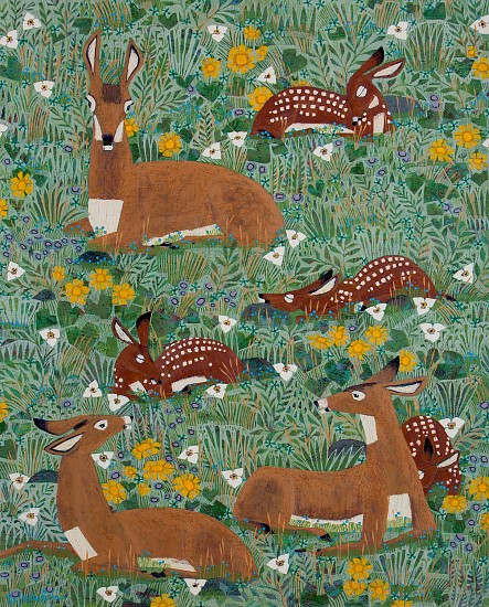 Shelle Lindholm, Rest Stop
acrylic on panel