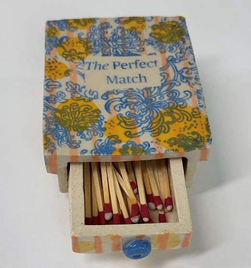 Mary Frances Dondelinger, Matchbox - The Perfect Match-3
ceramic