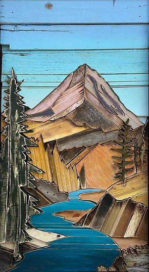 Amanda Krolczyk, Mount Shasta
2025, Reclaimed Wood