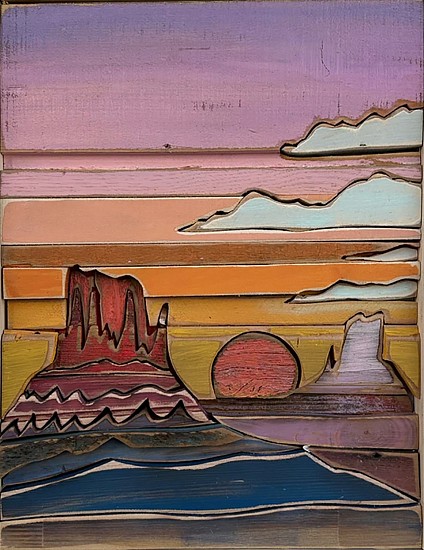 Amanda Krolczyk, Utah Dreams
2025, Reclaimed Wood