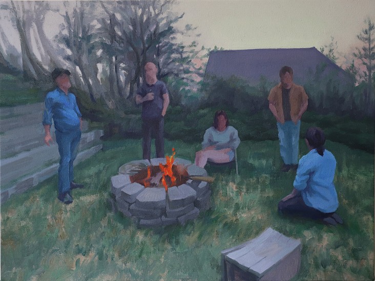 Meidi Karampour, Ooh I Know!
oil on canvas