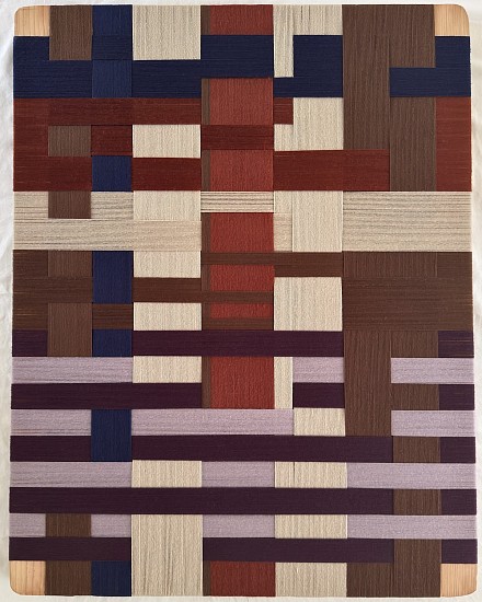 Kimber Follevaag, Color Block Purple Rocky Mountains
Fiber Art