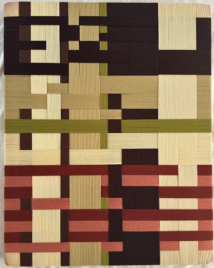 Kimber Follevaag, Color Block Green Hills of Africa
Fiber Art