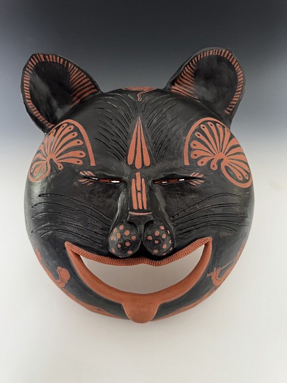 Mary Frances Dondelinger, Laughing Lion
clay