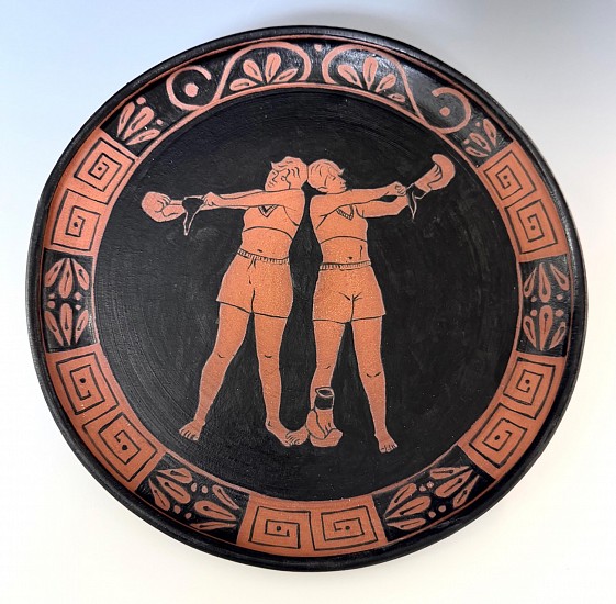 Mary Frances Dondelinger, Boxers Plate
2025, clay