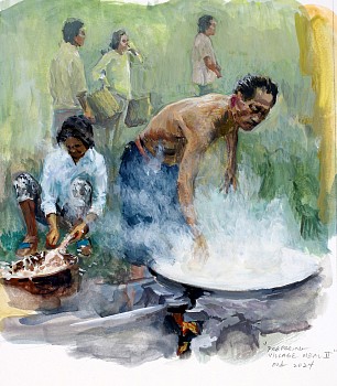 ong 0090 preparing village meal ii 8x7