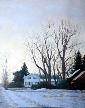 ong 0094 winter shelter 30x24 oil on linen ong