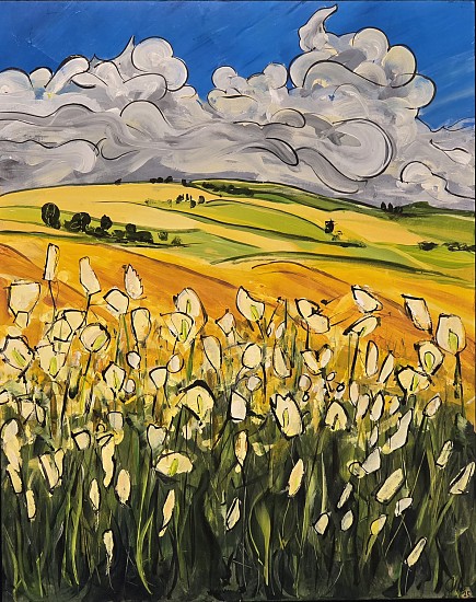 Joel Stehr, Rolling Golden
2025, acrylic on wood