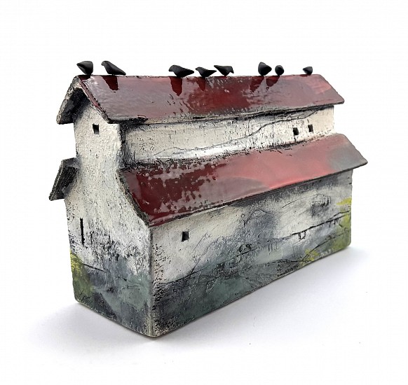 Karen Abel, A Murder of Mensa Members
2025, earthenware