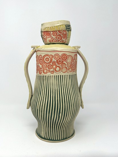 Louise Schollaert, Textured Vase
2024, Ceramic, Cone 6, Underglaze