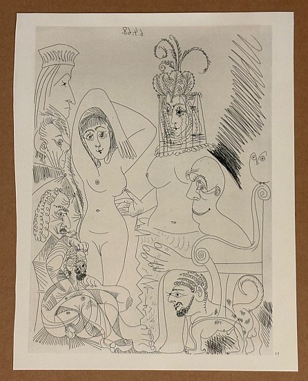 Pablo Picasso, Picasso 347 Series -68-4-6--REPRODUCTON PRINT
March 16 – October 5, 1968, print