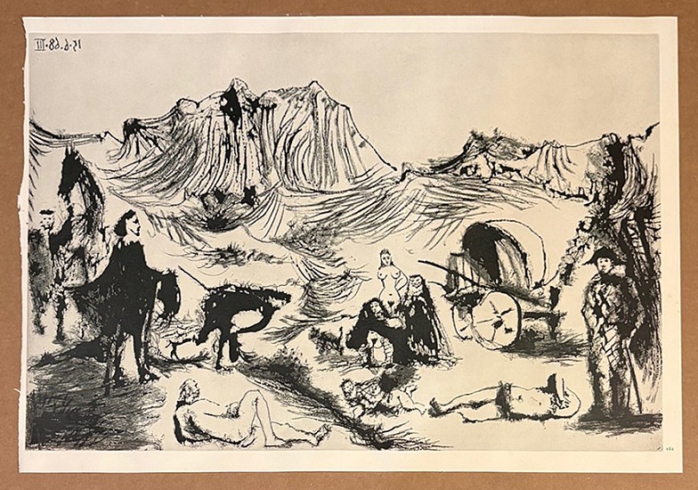 Pablo Picasso, Picasso 347 Series-68-6-12-REPRODUCTON PRINT
March 16 – October 5, 1968, print