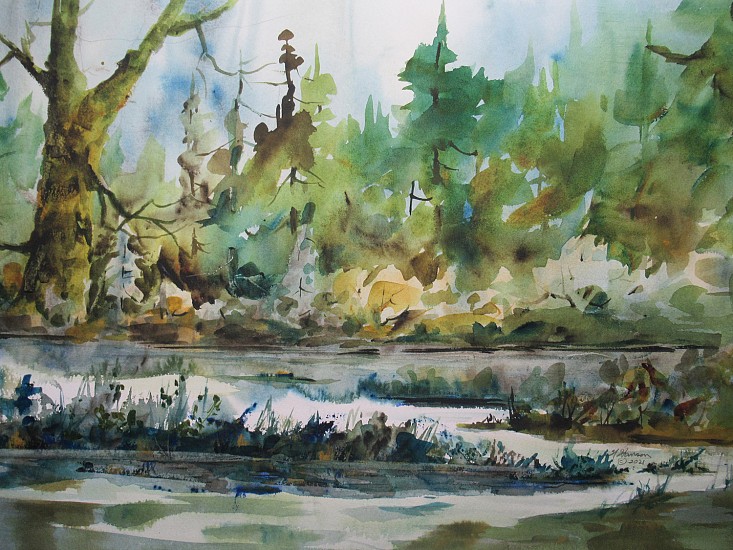 Wes Hanson, Across the Sough Medium
2025, watercolor