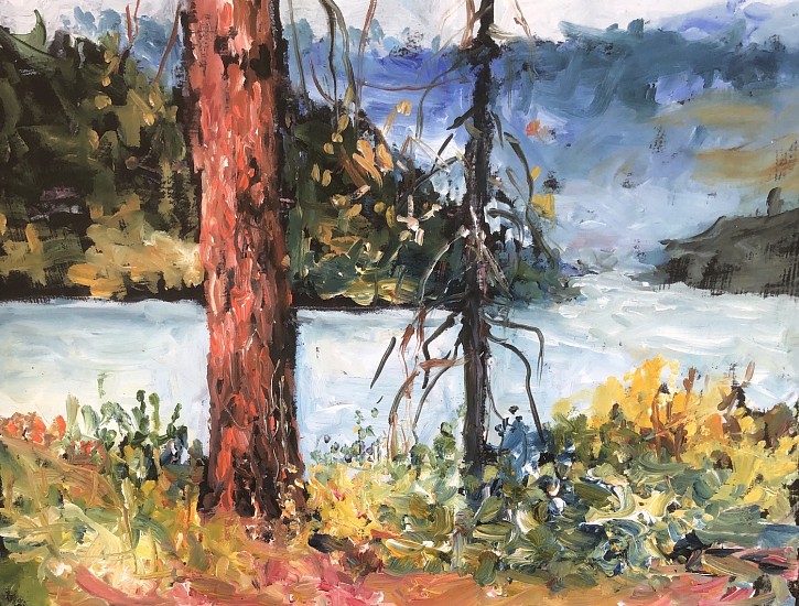 LR Montgomery, Mowry Park at CDA Lake
2025, oil on panel