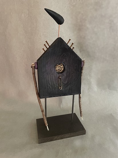 Chris Bivins, Crow Looks at the Moon
2025, Mixed