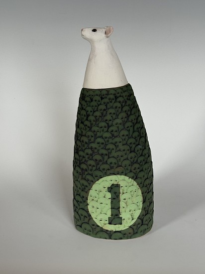 Susan Mattson, Mouse 1
2025, Stoneware, oxides, and underglaze