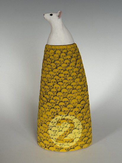 Susan Mattson, Mouse 2
2025, Stoneware, oxides, and underglaze