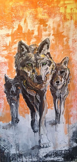 Randy Palmer, Fierce Green Eyes
2025, Acrylic paint on canvas