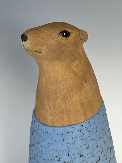 Susan Mattson, Prairy Dog Town
2025, Stoneware, oxides, and underglaze